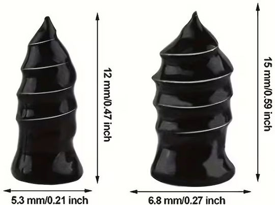 Set of 20 Screw-In Tubeless Tire Repair Plugs – 10 Small + 10 Large