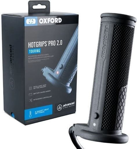 Oxford Mânere Încălzite Pentru Motocicletă Hotgrips Pro 2.0 Touring în Culoare Neagră