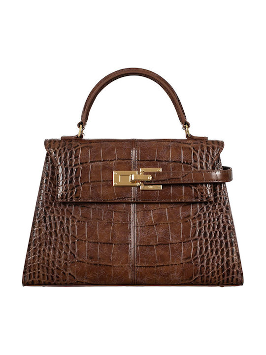 Brown Leather Women's Handbag