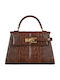 Brown Leather Women's Handbag
