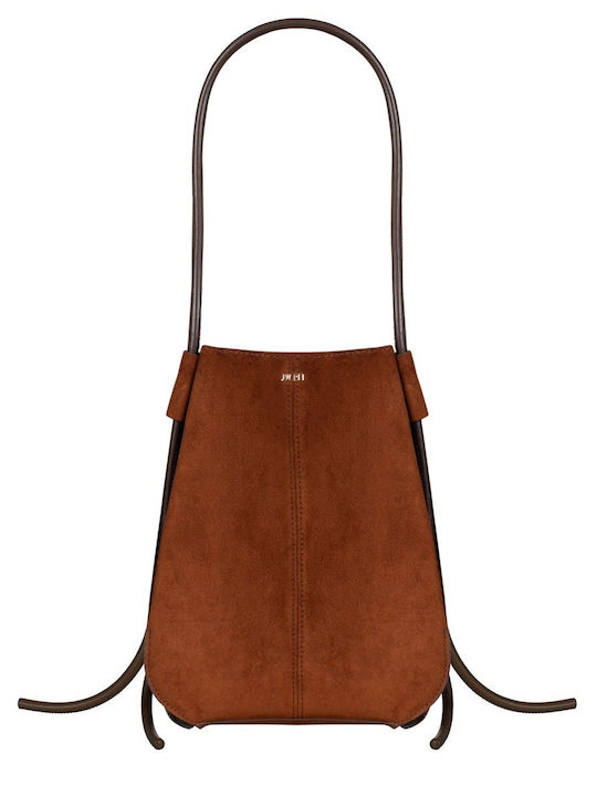 Damentasche Tote Wildleder Braun 8T030-33-Braun