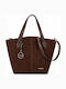 Women's Shopper Bag Suede Brown