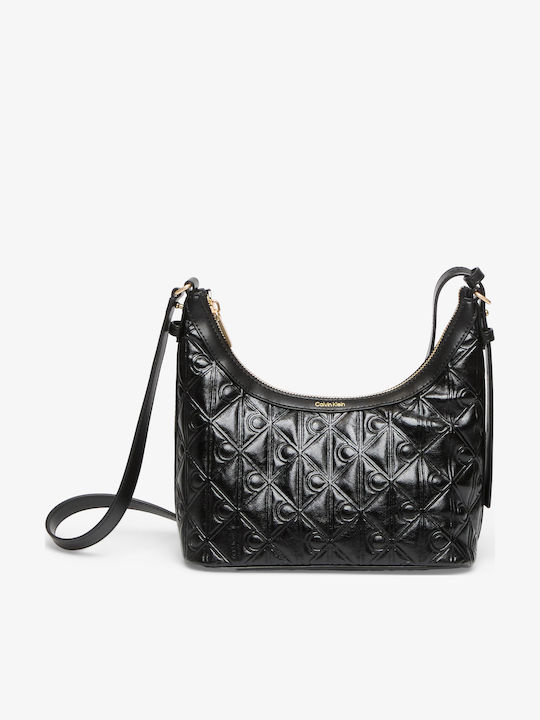 Emblem Aop Women's Hobo Bag Black