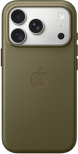 Apple TechWoven Case with MagSafe Back Cover Σιλικόνης Olive (iPhone 18 Pro)