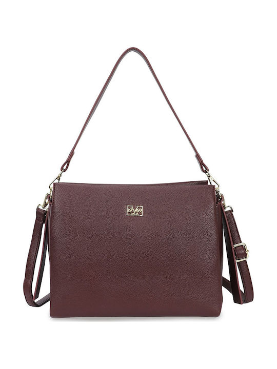 19V69 Women's Crossbody / Shoulder Bag Burgundy
