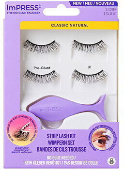 Impress No Glue Strip Lash 01 False Eyelashes