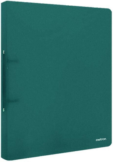 Metron Plastik Klemmbrett A4 2 Ringe 4cm Rücken 907.095845 Grünes
