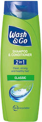 Wash & Go 2in1 Shampoo & Conditioner 200ml Wash & Go 2in1 Shampoo & Conditioner 200ml