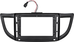 Vencore 3550-0012b DIN-Verkleidungsplatten 10.1" Kabelsatz & Canbus Box Honda CR-V 2012-2017 – Schwarze