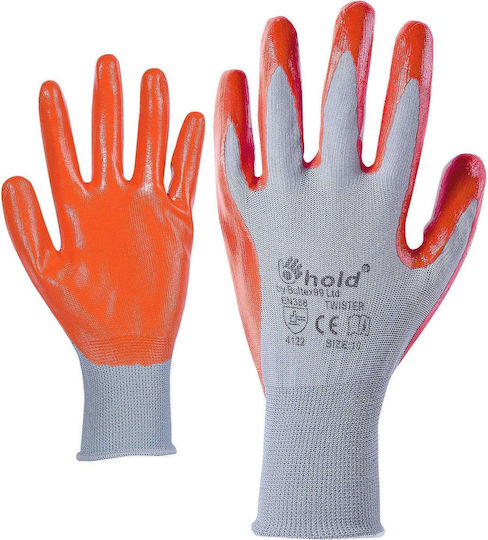 Stenso Twister Waterproof Safety Gloves Nitrile Polyester