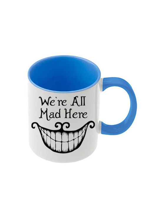 Alice Blaue Tasse Mit Griff Innen