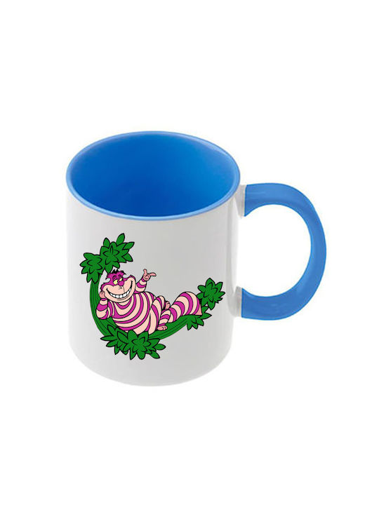Alice Blaue Tasse Mit Griff Innen