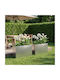 vidaXL Set of 2 Metallic Silver Planter Boxes