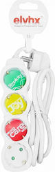 Power Strip 4 Sockets with Cable 1.5m