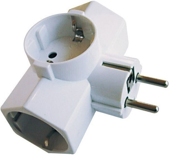 Alfa One T-Piece cu 3 poziții cu USB-A, 3 USB-C, Întrerupător și Telecomandă