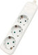 Jager Power Strip 3 Sockets without Cable