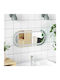 vidaXL Oglindă de baie rectangulară LED 60x25cm transparentă