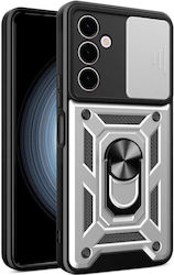 Bodycell Armor Slide Durable Samsung Galaxy M34 5g Case Camera Cover & Metallic Ring Holder Silver 5206015072642 Bodycell Armor Slide Durable Samsung Galaxy M34 5g Case Camera Cover & Metallic Ring Holder Silver 5206015072642