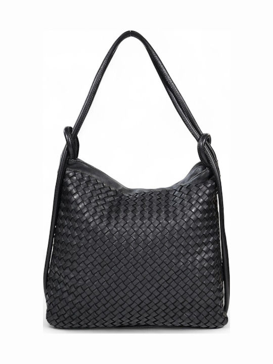 Passaggio Leather Дамска Кожена Чанта Черна