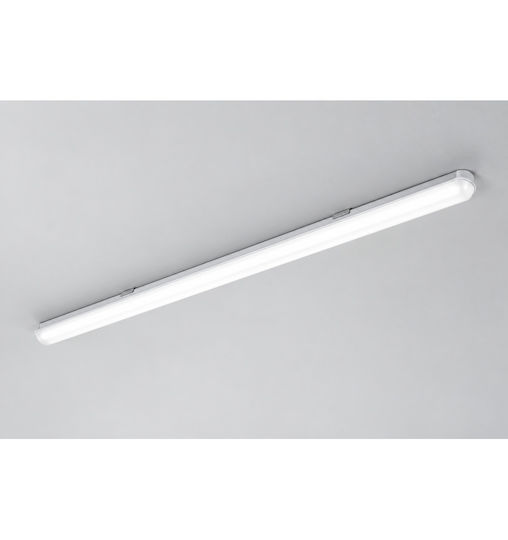 Industrial Led Lighting Batten Nautilus 40w Silver Intec 8031414876518