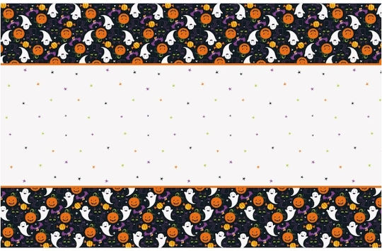 Unique Party-Tischdecken Halloween Kunststoff 274x137cm Orange