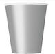 Ποτήρια Χάρτινα 266ml Silver Ασημί 8 Τεμ