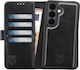 Калъф Samsung Galaxy S26 FE Rosso Element 2 In 1 PU Портмоне Черен 8719246608803