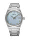 Ladies Women's Battery Watch with Silver Steel Bracelet