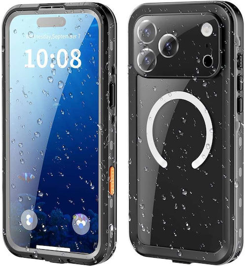 Shellbox Wasserdichte Ip68 Handyhülle Für iPhone 18 Pro Max / 17 Pro Max Schwarz