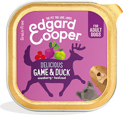 Edgard Cooper Nasses Hundefutter mit Ente, Fleisch, Leber, Gemüse und Karotte ohne Getreide 150gr Edgard Cooper Nasses Hundefutter mit Ente, Fleisch, Leber, Gemüse und Karotte ohne Getreide 150gr