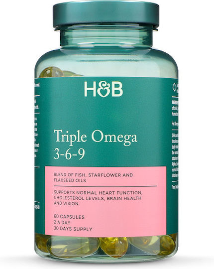 Holland & Barrett Omega 3-6-9 60 Kapseln