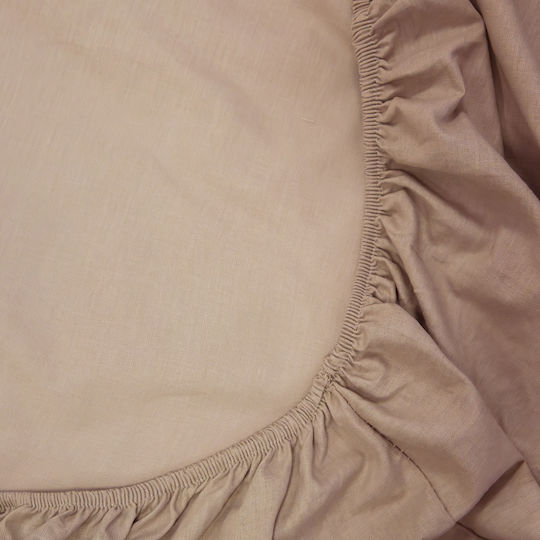 King Size Gummibettlaken 180x200+35 Naf Naf Hue Coblestone