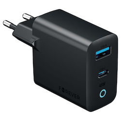 Forever Зарядно Устройство Без Кабел GaN с USB-...
