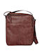 Leather Men's Shoulder / Crossbody Bag Brown