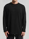 Langarm Herrenbluse Black MASUDA-4071 Schwarz