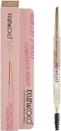 Kevin&Coco 2in1 Eyebrow Pencil for Blonde Brows
