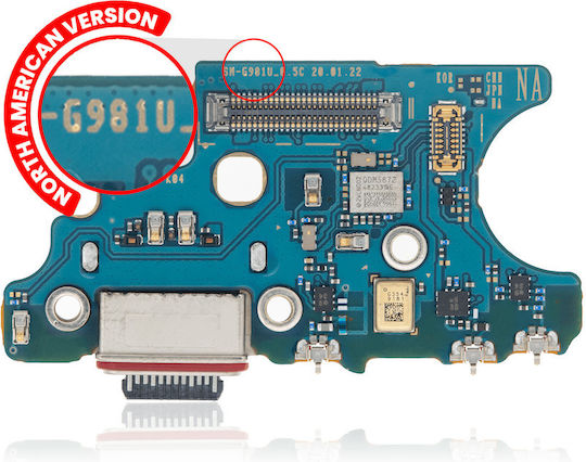Charging Port Board Samsung Galaxy S20 5G G981U Versiunea SUA Service Pack