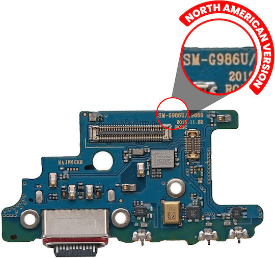 Ladestellenplatine Samsung Galaxy S20 Plus 5G G986U US-Version Service Pack
