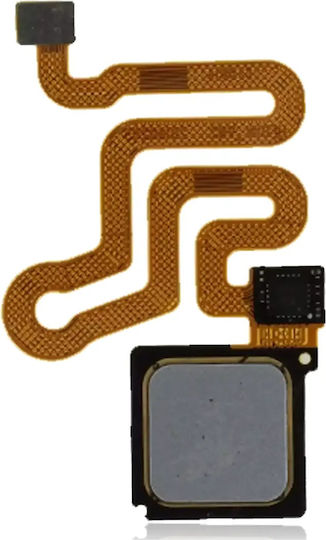 Fingerabdruck Leser Flexkabel Huawei P9 Mystic Silber