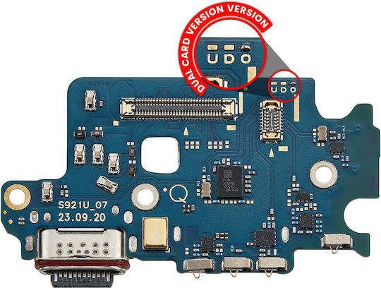 Charging Port Board Sim Card Reader Samsung Galaxy S24 5g S9210 Dual Card Version Premium