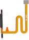 Fingerprint Reader Flex Cable Samsung Galaxy A14 A145b 2023 Black