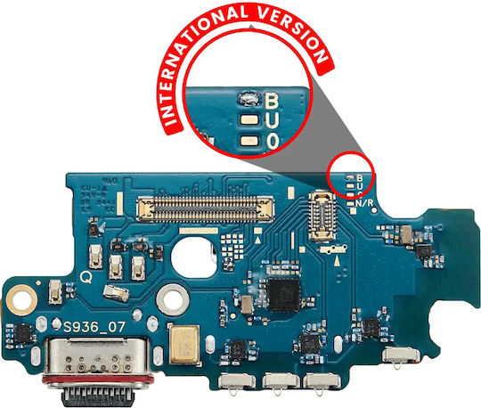 Ladestellenplatine Simkartenleser Samsung Galaxy S25 Plus 5G S936b Internationale Version Premium