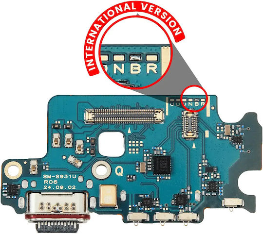 Charging Port Board Sim Card Reader Samsung Galaxy S25 5G S931B International Version Premium