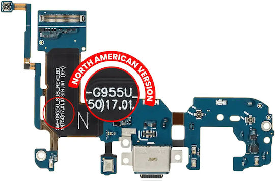 Charging Port Flex Cable Samsung Galaxy S8 Plus G955u Us Version Service Pack