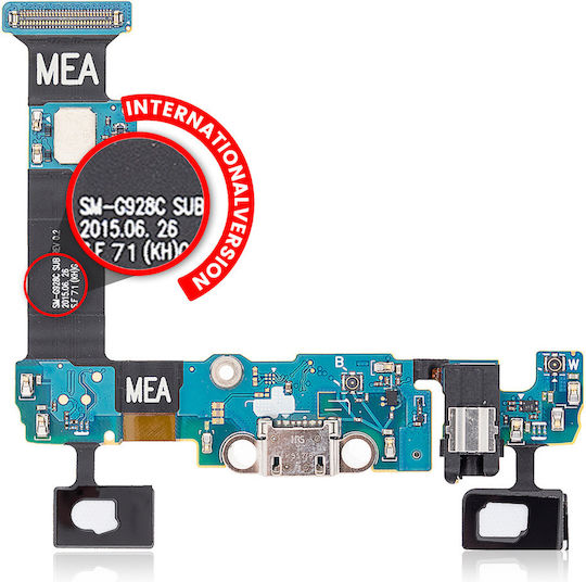 Charging Port Flex Cable Samsung Galaxy S6 Edge Plus G928c International Version