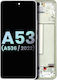 Oled Assembly Frame Samsung Galaxy A53 5g A536 2022 Service Pack White