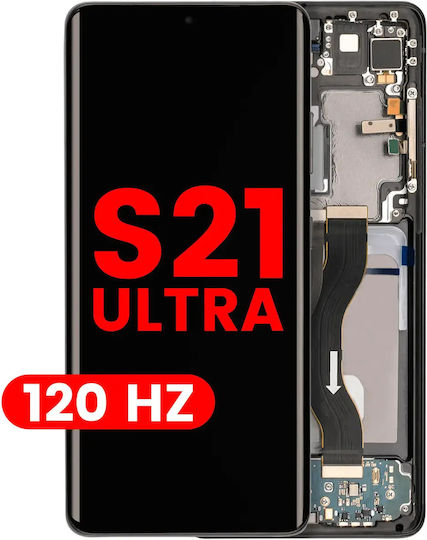 Oled Assembly Frame Samsung Galaxy S21 Ultra 5g Aftermarket Plus 120hz Phantom Black