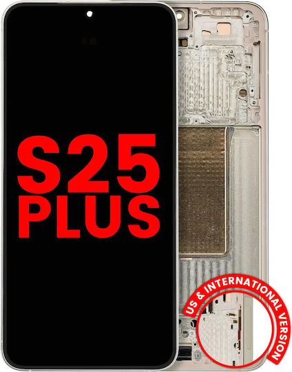 Oled Assembly Frame Samsung Galaxy S25 Plus 5g Us & International Version Aftermarket Plus Pink Gold