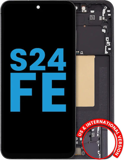 Lcd Assembly Frame Samsung Galaxy S24 Fe 5g Us & International Version Aftermarket Incell Graphite