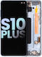 Oled Assembly Frame Samsung Galaxy S10 Plus Service Pack Prism Blue